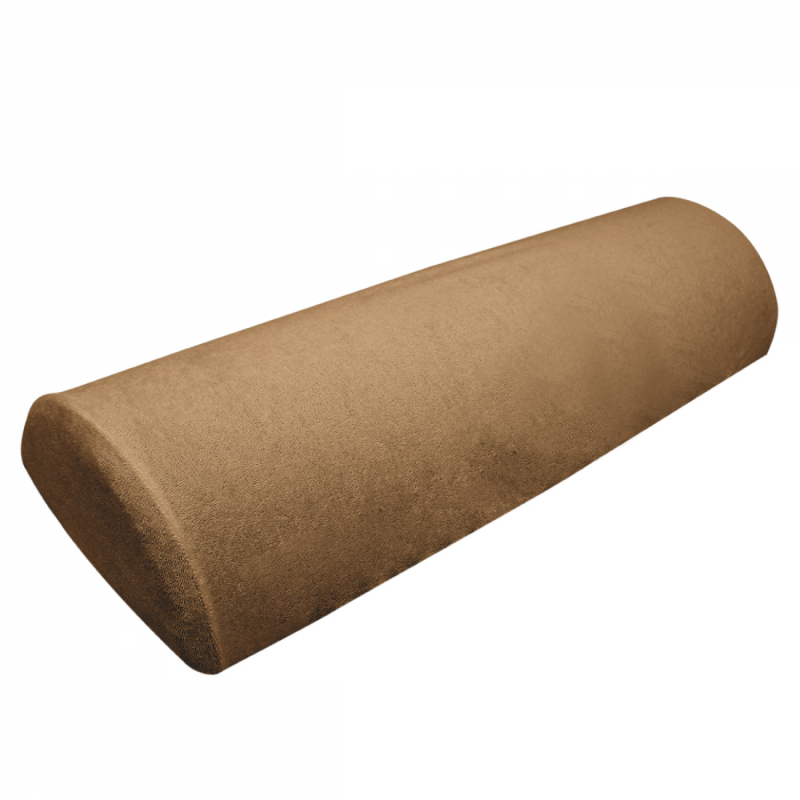 Drap-housse pour coussin demi rond - Éponge - Marron clair
