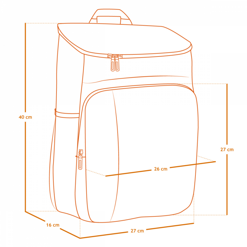 Sac à dos isotherme - 23 Litres - Bleu