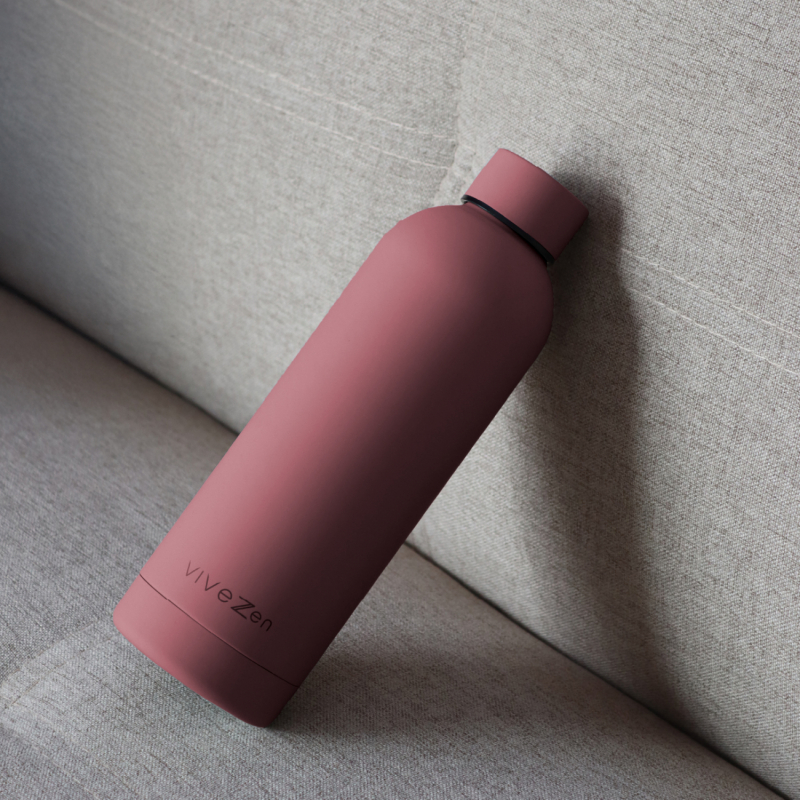 Gourde isotherme - 500 ml - Rose