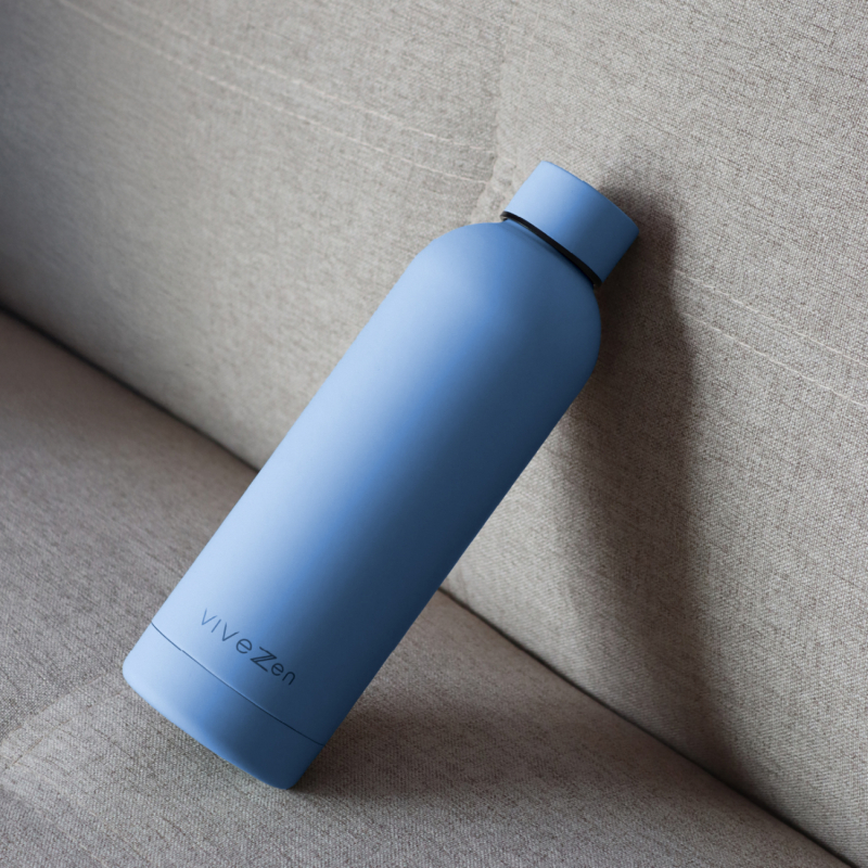 Gourde isotherme - 750 ml - Bleu