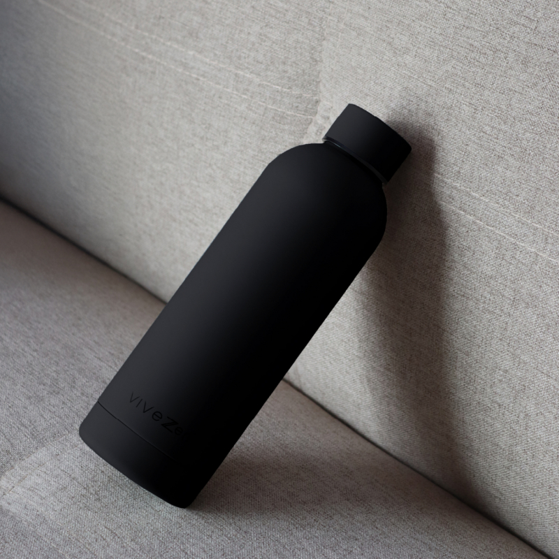 Gourde isotherme - 750 ml - Noir