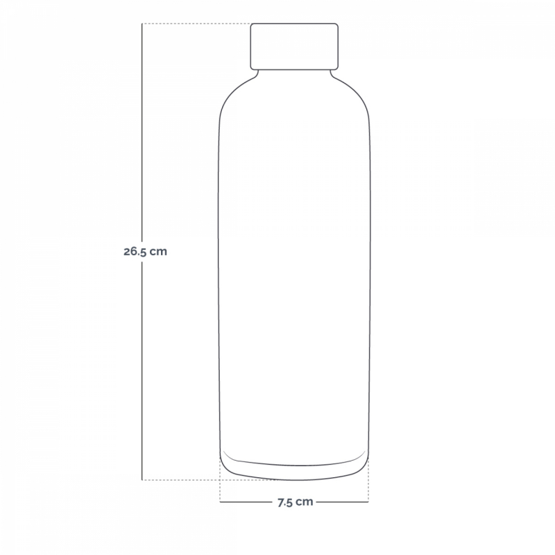 Gourde isotherme - 750 ml - Vert