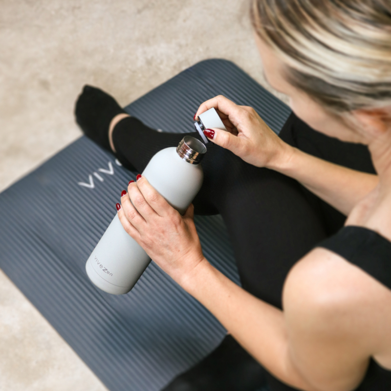 Gourde isotherme - 750 ml - Gris anthracite
