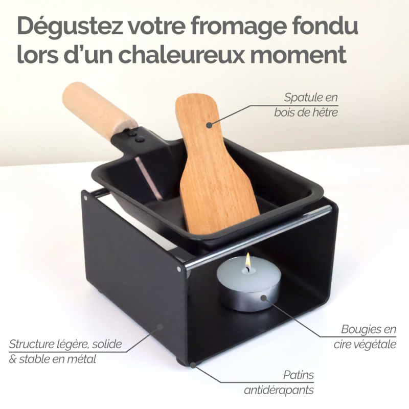 Raclette à la bougie - 1 personne