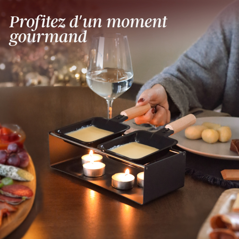 Raclette à la bougie - 2 personnes