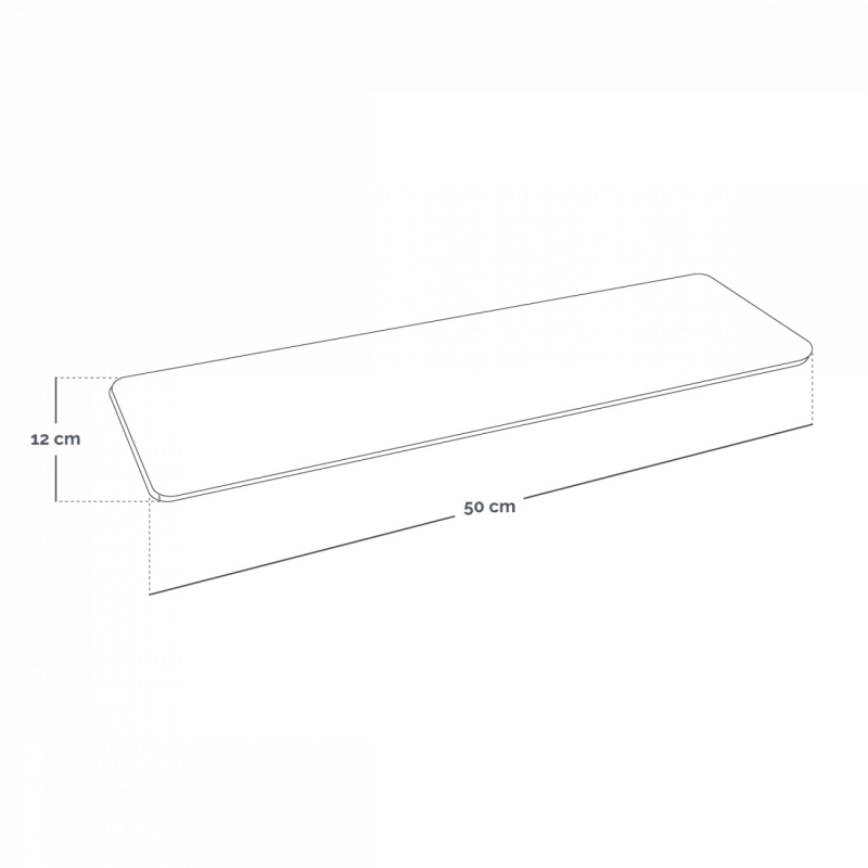 Tour de cou chauffant cosy - 50 x 12 cm - Beige