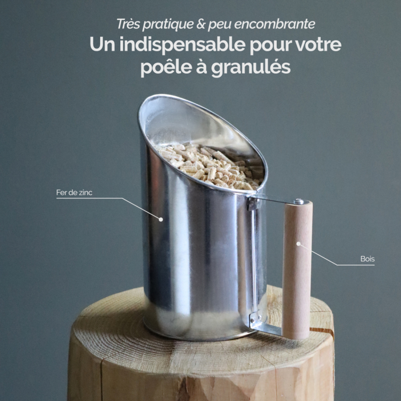 Pelle à granulés - Gris