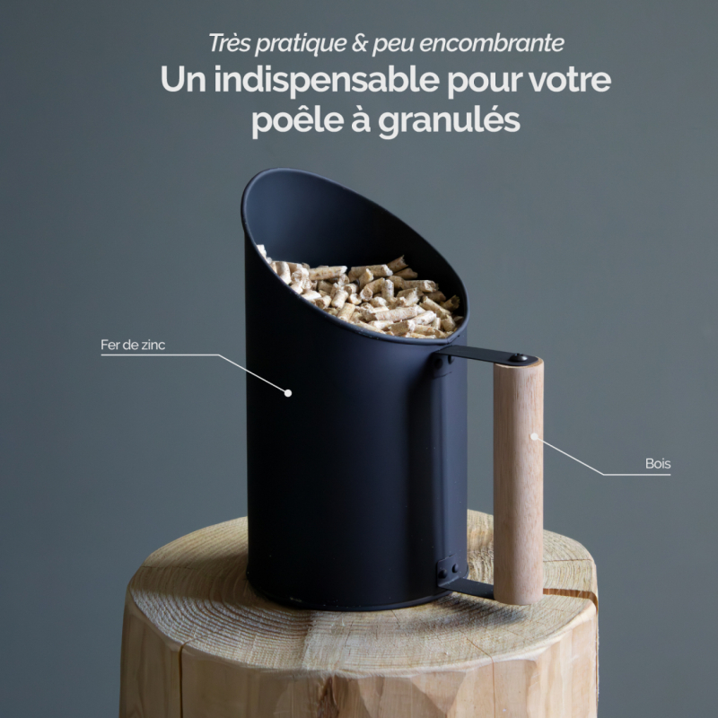 Pelle à granulés - Noir