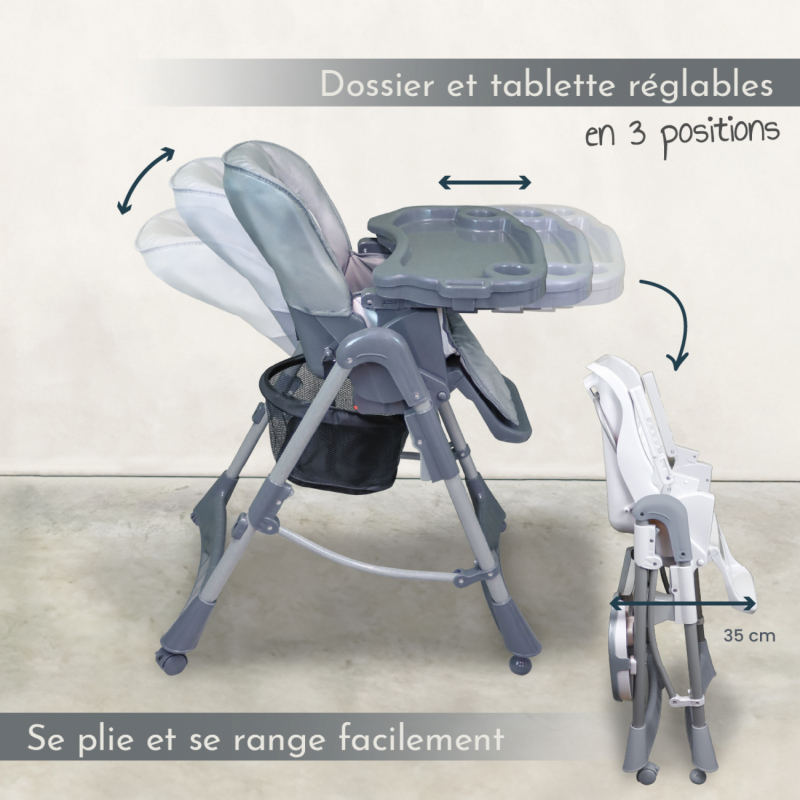 Chaise haute Ptit - Agate