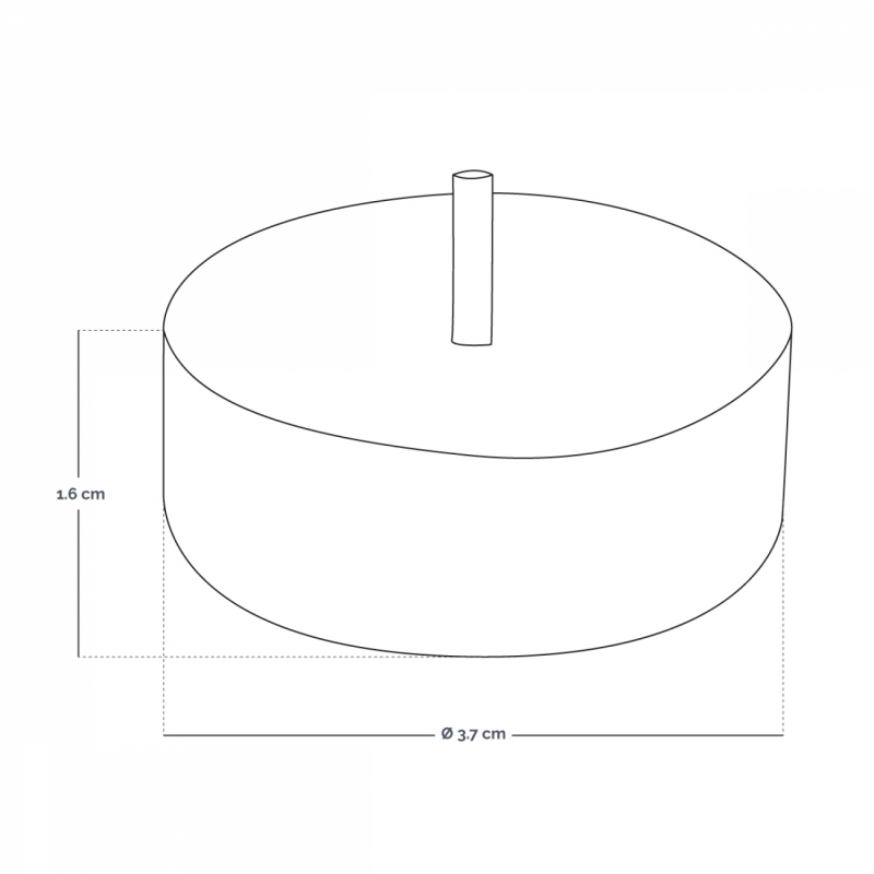 Lot de 200 bougies chauffe-plat - 4 h - Blanc