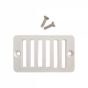 Grille de bonde de fond rectangulaire + vis - Blanc - SP1019BA - HAYWARD