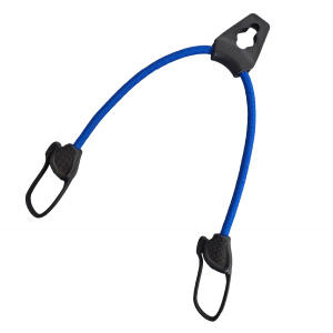 Lot de 10 sandows sécurisés et normés avec passant piton - Bleu