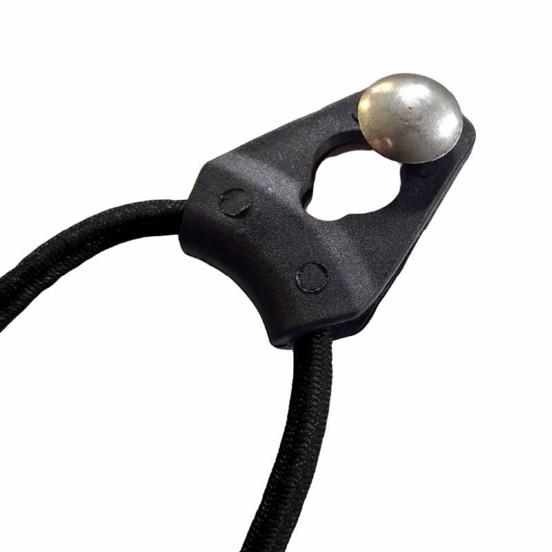 Lot de 10 sandows sécurisés et normés avec passant piton - Noir