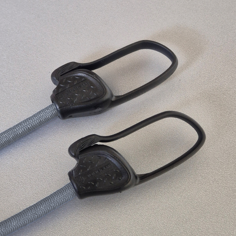 Lot de 10 sandows sécurisés et normés avec passant piton - Gris