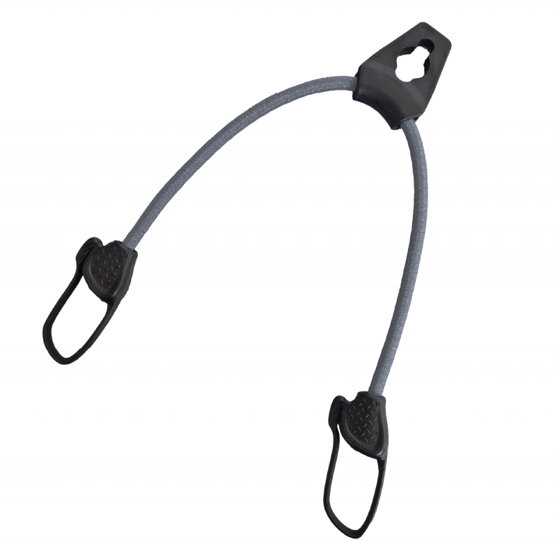 Lot de 10 sandows sécurisés et normés avec passant piton - Gris