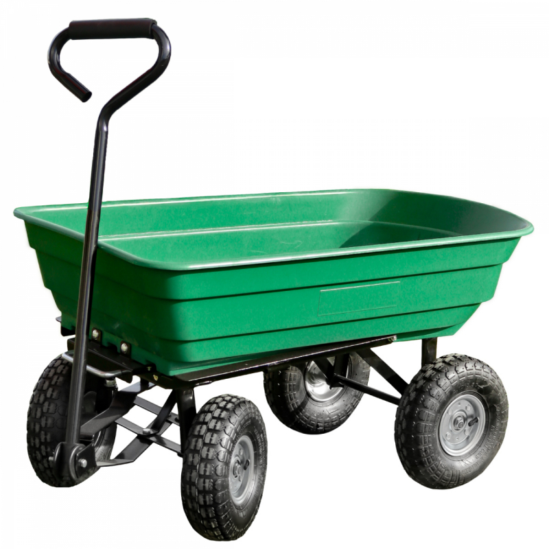 Chariot de jardin - 75 L - 260 Kg - Vert