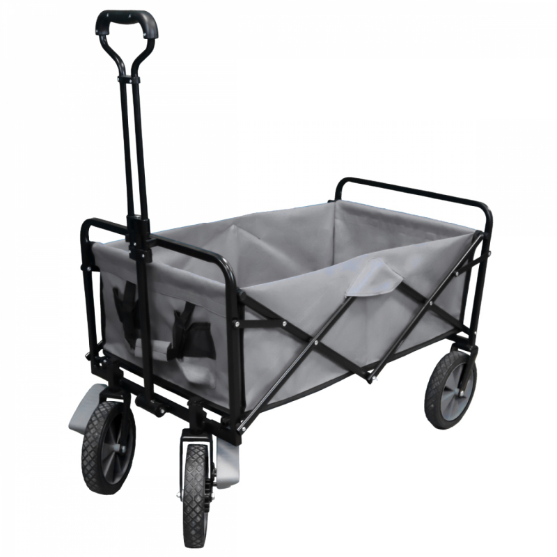 Chariot de transport pliable - 90 Kg - Gris