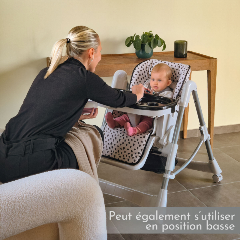 Chaise haute Ptit - Rosa