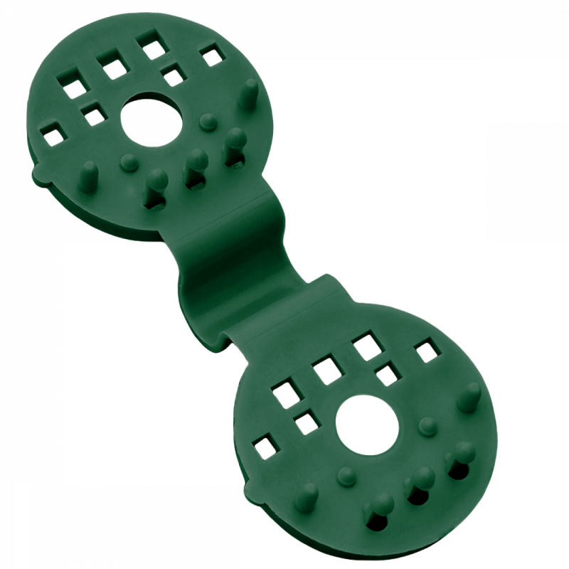 Lot de 50 clips de fixation pour brise vue - Vert