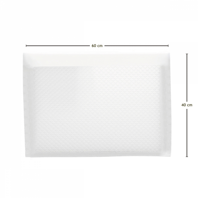 Lot de 200 alèses jetables - 40 x 60 cm - Blanc
