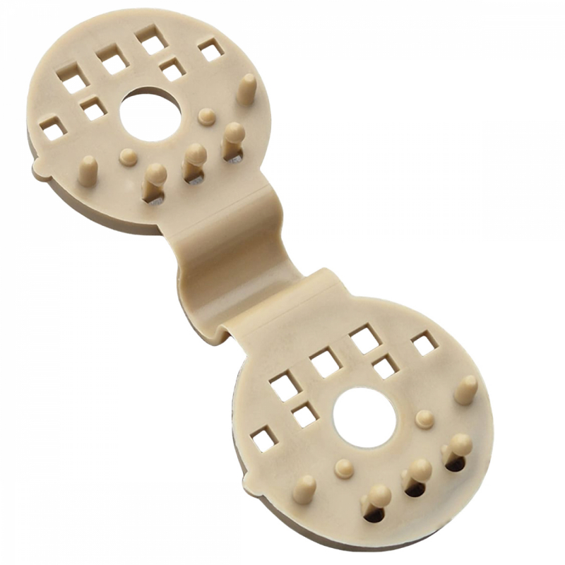 Lot de 100 clips de fixation pour brise vue - Beige