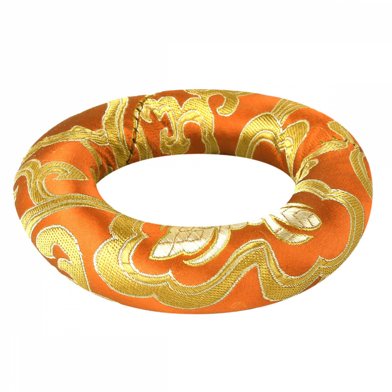 Coussin pour bol chantant tibétain - Orange
