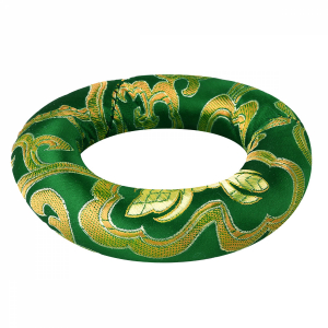 Coussin pour bol chantant tibétain - Vert