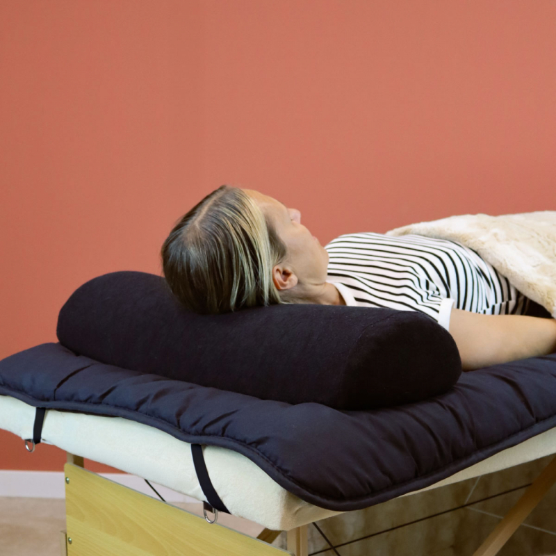Surmatelas pour table de massage - Noir
