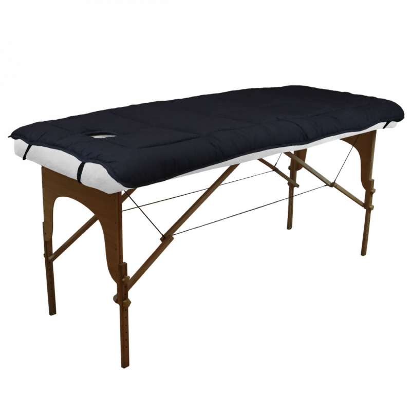 Surmatelas pour table de massage - Noir