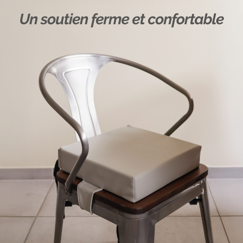 Coussin de réhausse pour chaise - Gris