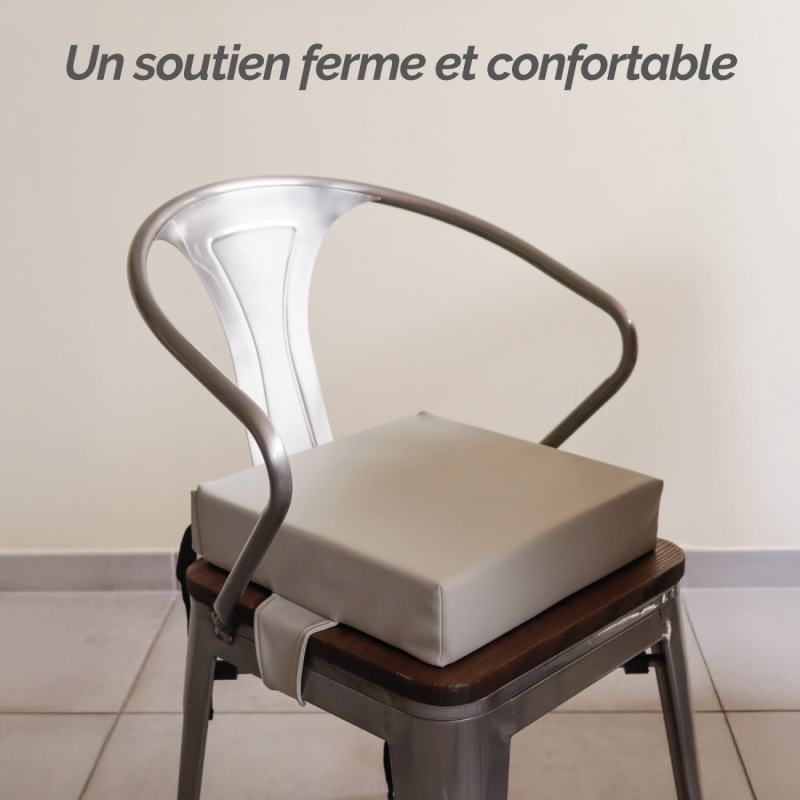Coussin de réhausse pour chaise - Gris