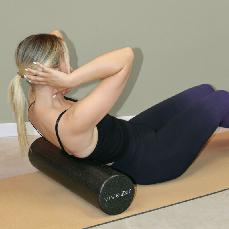 Rouleau de yoga - 60 x 15 cm - Noir