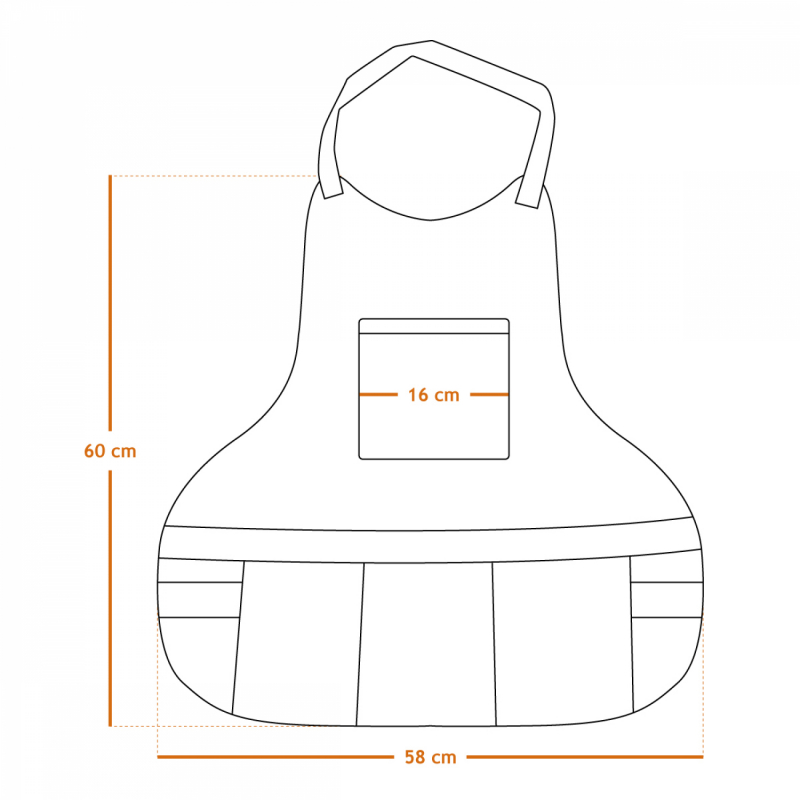 Tablier de jardinage - Beige