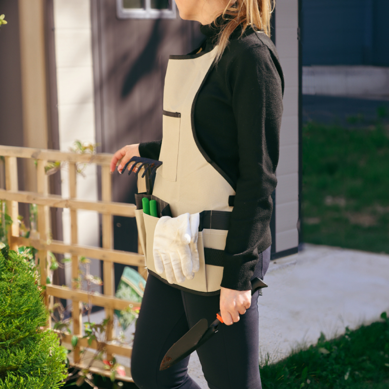 Tablier de jardinage - Beige