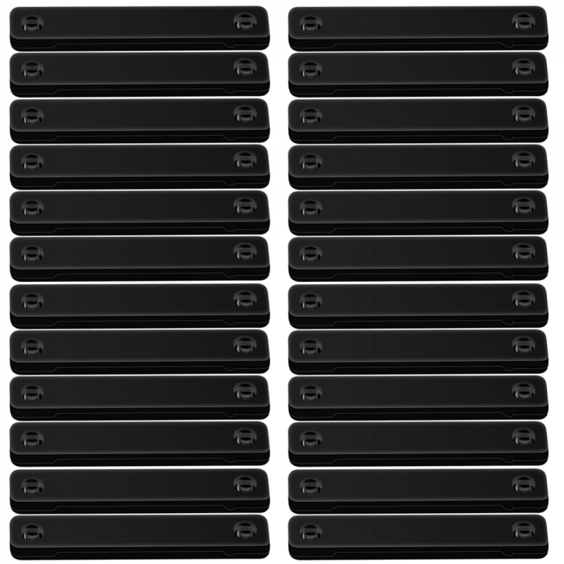 Lot de 24 aimants magnétiques pour moustiquaire - Noir