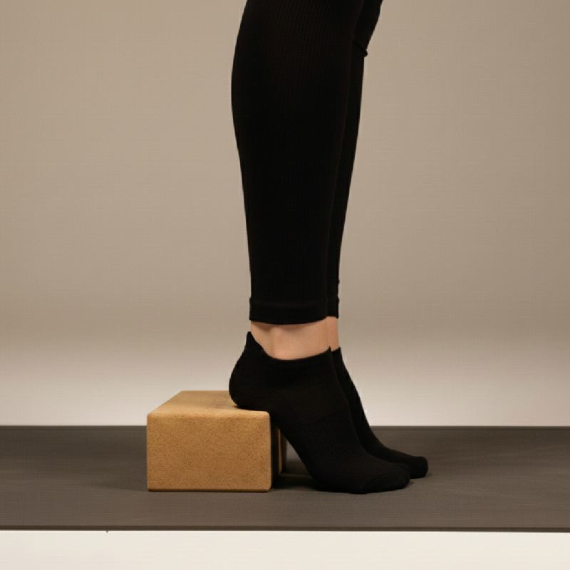 Lot de 8 paires de chaussettes antidérapantes - L - Gris et noir