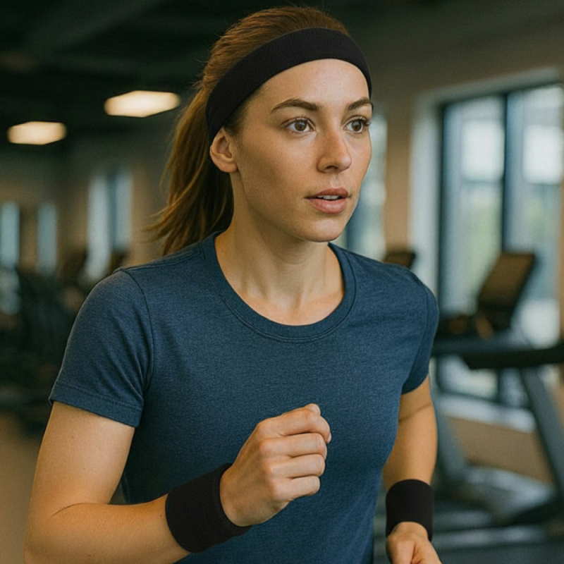 Ensemble de bandeaux de sport - Noir