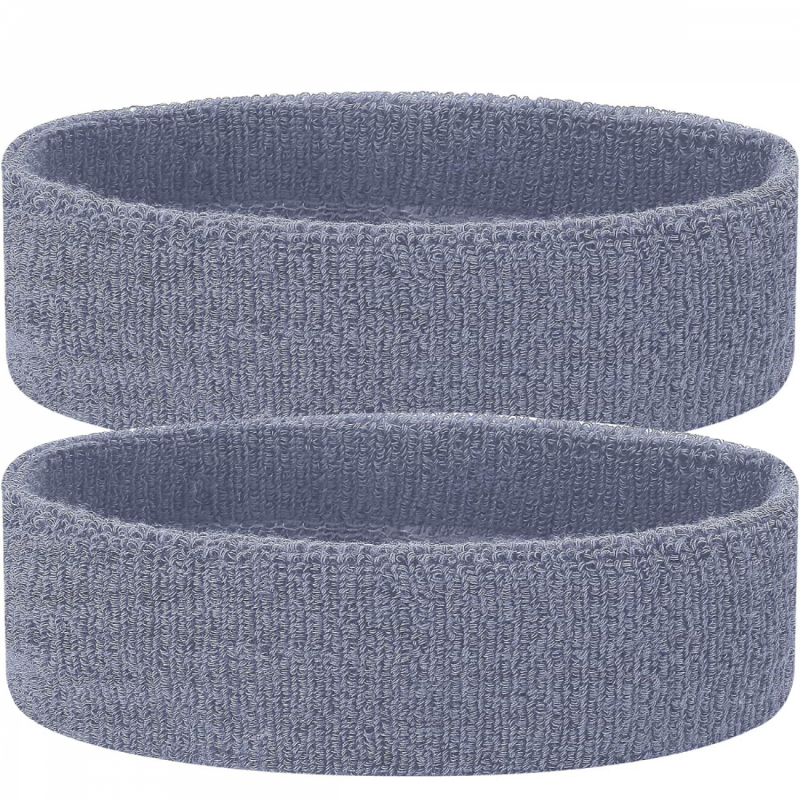 Lot de 2 bandeaux de sport - Gris