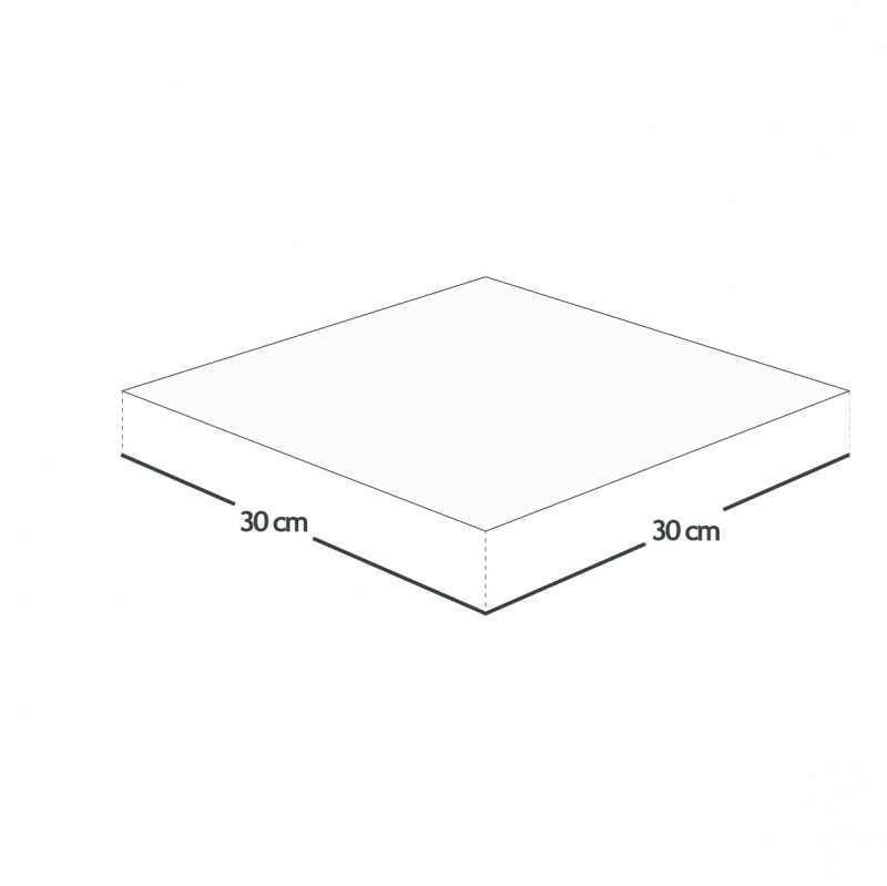 Lot de 3 langes - 30 x 30 cm - Baleine