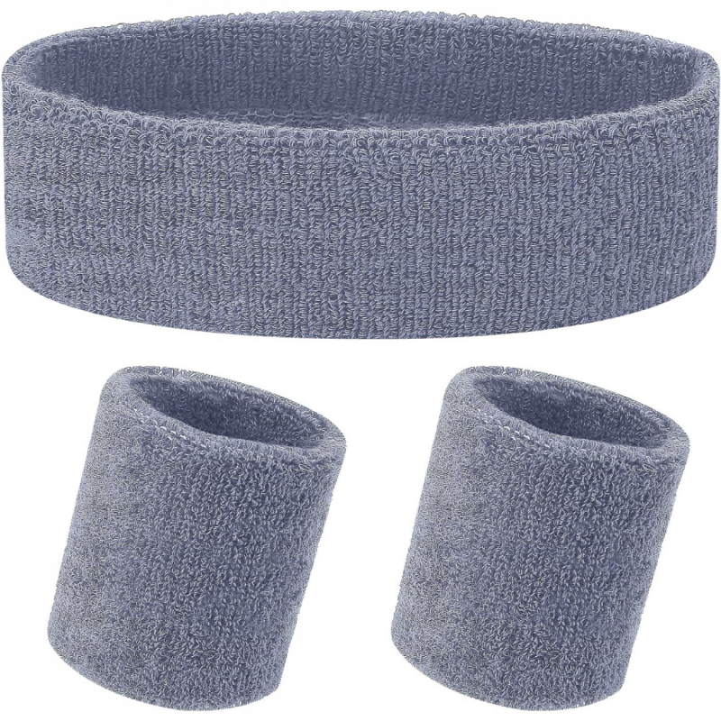 Ensemble de bandeaux de sport - Gris
