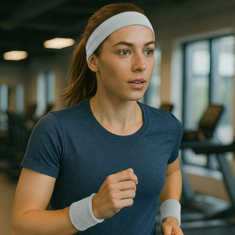 Ensemble de bandeaux de sport - Gris