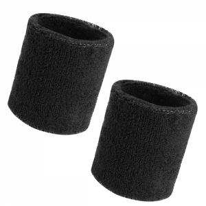Lot de 2 poignets de sport - Noir
