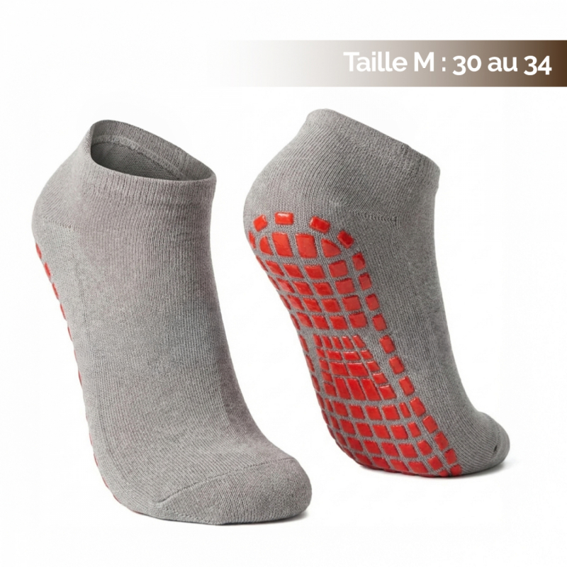 Lot de 8 paires de chaussettes antidérapantes - Enfant - M - Multicolore fille