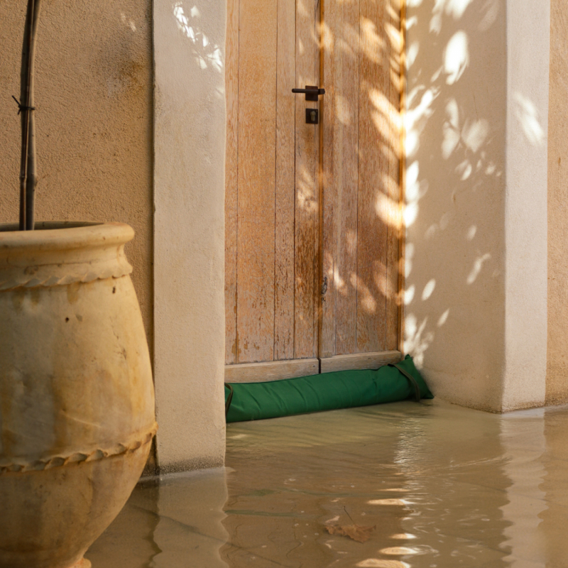 Lot de 10 sacs anti inondation - Vert