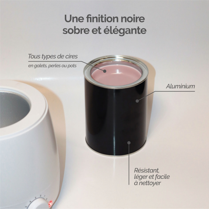 Pot vide pour chauffe-cire - 800 ml