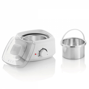 Chauffe-cire avec pot - 400 ml - Blanc