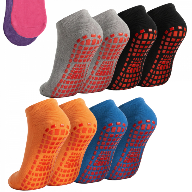 Lot de 8 paires de chaussettes antidérapantes - Enfant - S - Multicolore garçon