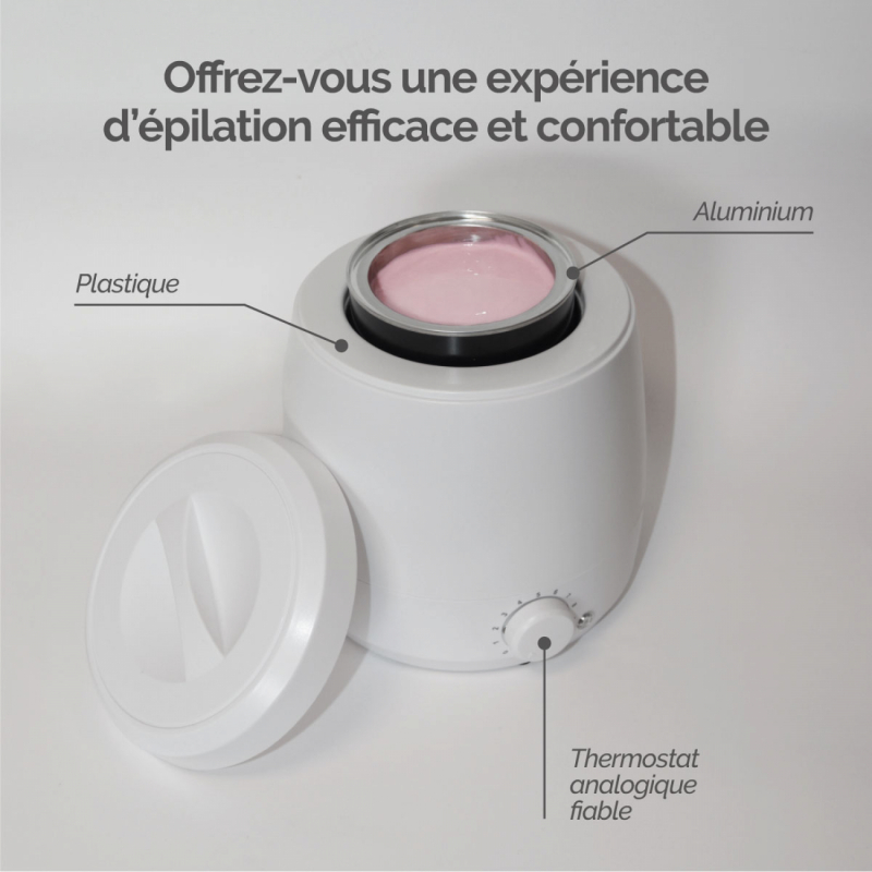 Chauffe-cire - 800 ml - Blanc