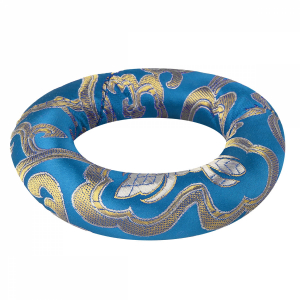 Coussin pour bol chantant tibétain - Bleu clair