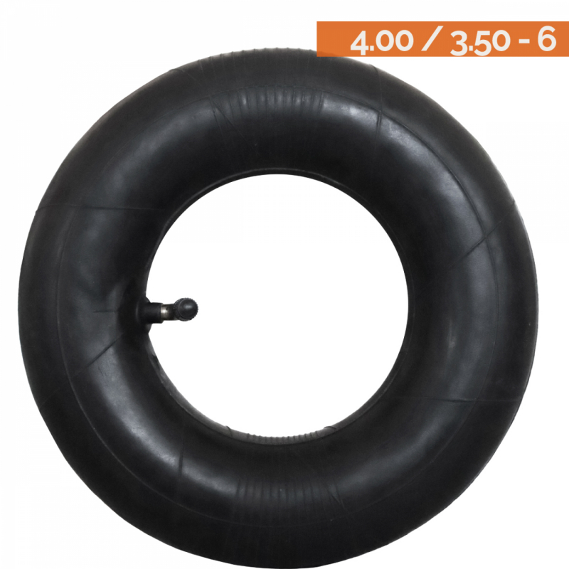 Lot de 2 chambres à air - 4.00 / 3.50 - 6 avec valve coudée